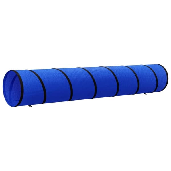 vidaXL agilitytunnel til hunde Ø50x300 cm polyester blå