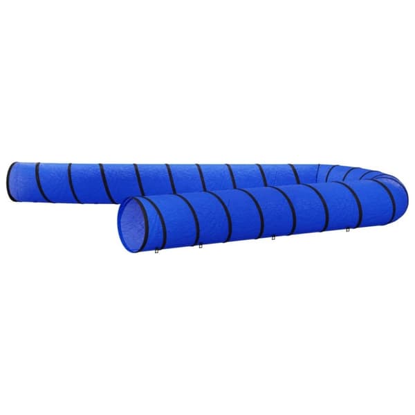 vidaXL Koiratunneli sininen Ø 55x1000 cm polyesteri