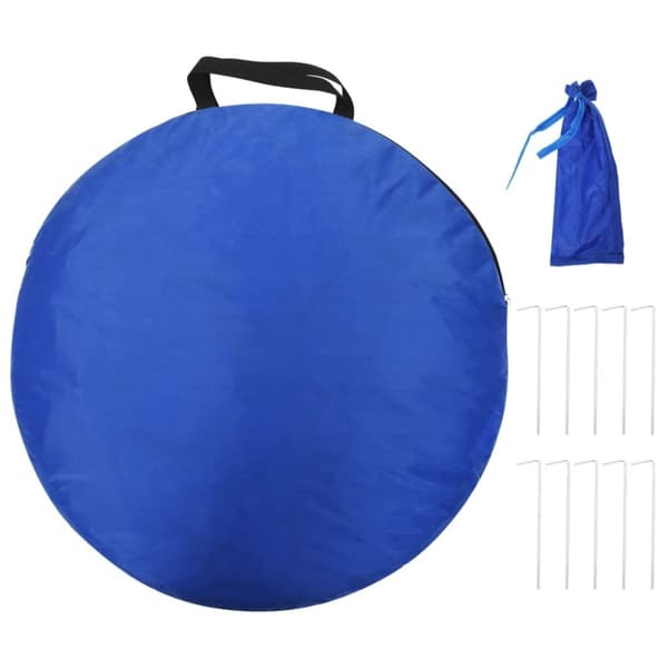 vidaXL Koiratunneli sininen Ø 55x1000 cm polyesteri