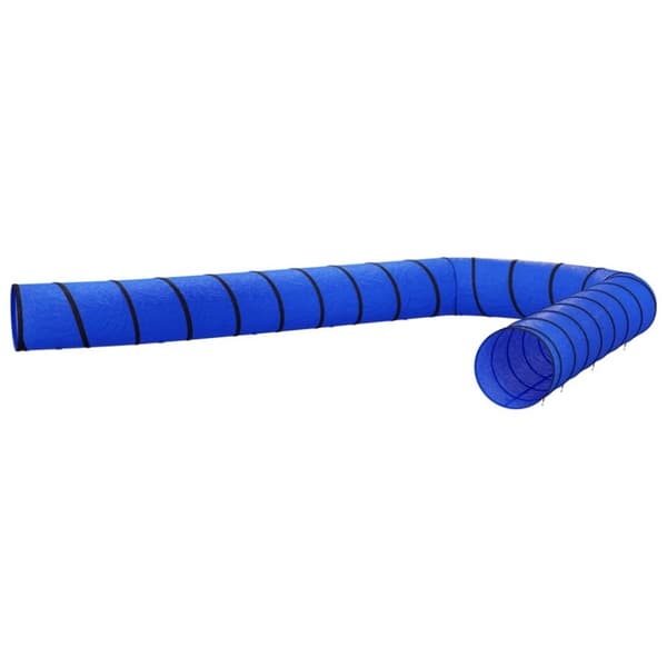 vidaXL Koiratunneli sininen Ø 55x1000 cm polyesteri