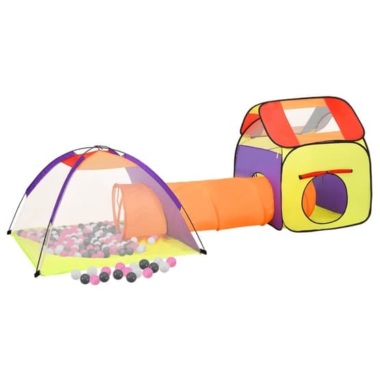 Lektält Med 250 Bollar Flerfärgat 338X123X111 Cm - 1