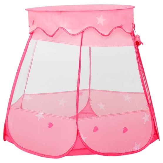 Lektält Med 250 Bollar Rosa 102X102X82 Cm - 3