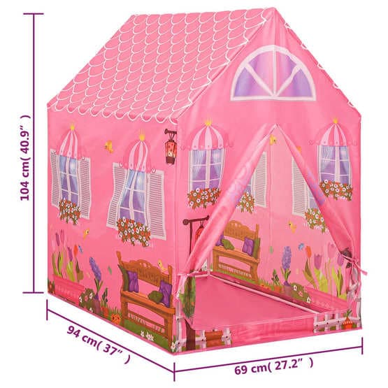 Lektält För Barn Rosa 69X94X104 Cm