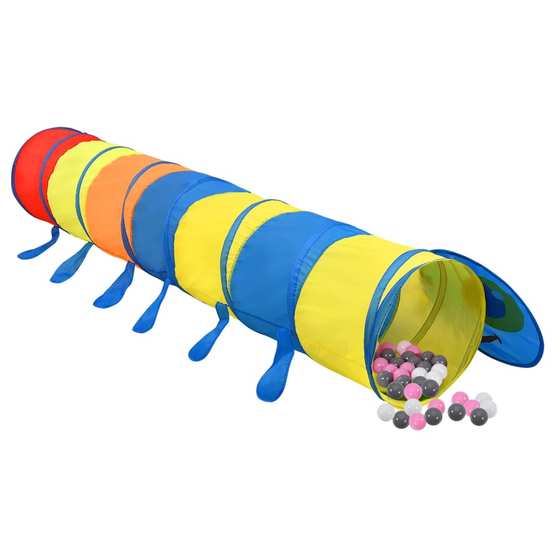 Lektunnel Med 250 Bollar Flerfärgad 245 Cm Polyester-1