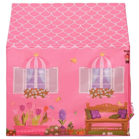 Lektält Med 250 Bollar Rosa 69X94X104 Cm - 2