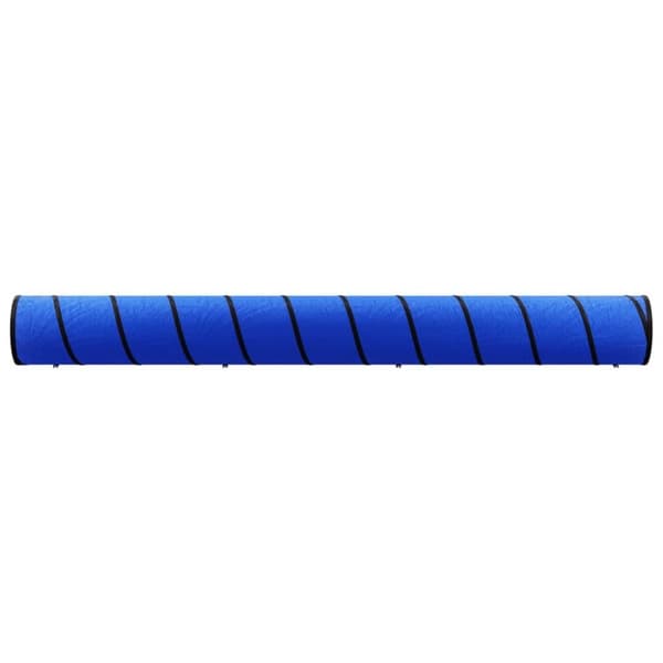 vidaXL Hundtunnel blå Ø 55x500 cm polyester