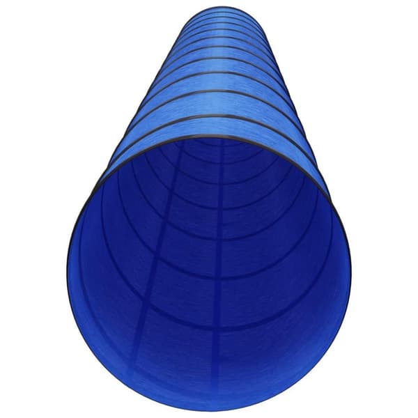 vidaXL Hundtunnel blå Ø 55x500 cm polyester