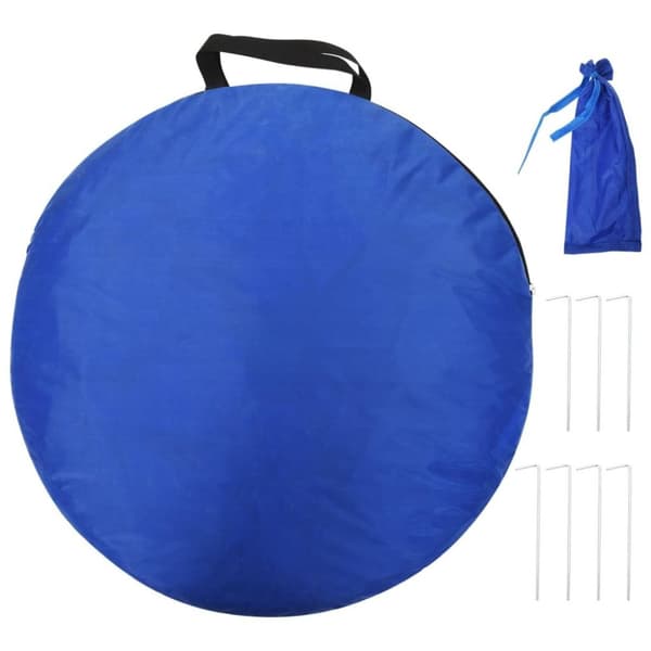 vidaXL Hundtunnel blå Ø 55x500 cm polyester