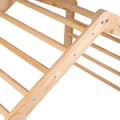 Miniatyrbillede 6 af 8: MeowBaby® Stor Børnehytte med en foldestige 112x61x94 cm til værelset. Træ, linned, bomuld, lyserødt hus.
