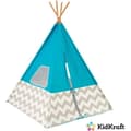 Miniatyrbild 1 av 3: KIDKRAFT - Modern tipi turkos - Lektält