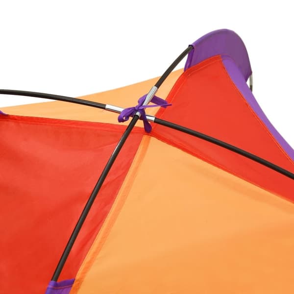 legetelt til børn 338x123x111 cm 250 bolde flerfarvet