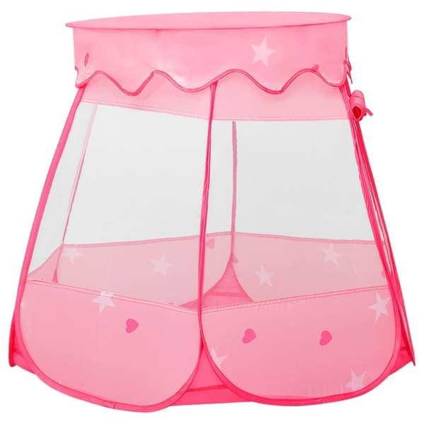 vidaXL Lasten leikkiteltta 250 pallolla pinkki 102x102x82 cm -  Leikkiteltat & -tunnelit