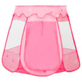 Pikkukuva 6 / 11: vidaXL Lasten leikkiteltta 250 pallolla pinkki 102x102x82 cm -  Leikkiteltat & -tunnelit