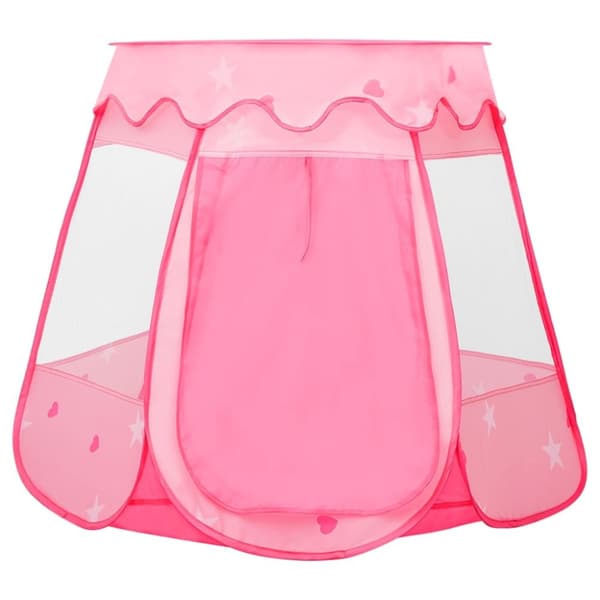 vidaXL Lasten leikkiteltta 250 pallolla pinkki 102x102x82 cm -  Leikkiteltat & -tunnelit
