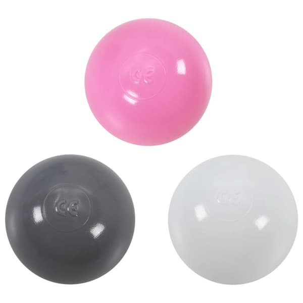 vidaXL Lasten leikkiteltta 250 pallolla pinkki 102x102x82 cm -  Leikkiteltat & -tunnelit