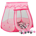 Pikkukuva 1 / 11: vidaXL Lasten leikkiteltta 250 pallolla pinkki 102x102x82 cm -  Leikkiteltat & -tunnelit