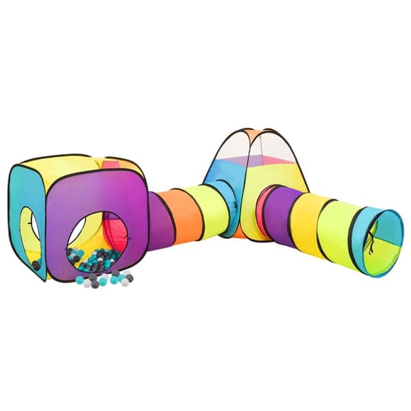 vidaXL Lasten leikkiteltta 250 pallolla monivärinen 190x264x90 cm -  Leikkiteltat & -tunnelit