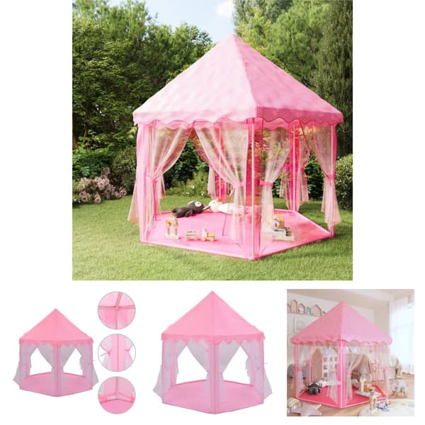 The Living Store prinsessetelt pink -  Legetelte & -tunneller