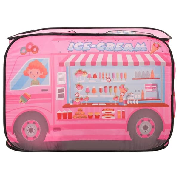 Leikkiteltat & -tunnelit - Living Lasten leikkiteltta 250 pallolla pinkki 70x112x70 cm