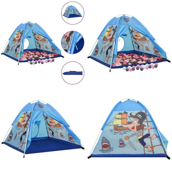 Legetelt til børn med 250 bolde 120x120x90 cm - Legetelt - Legetelte - Home & Living