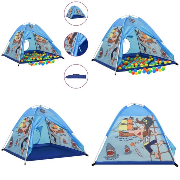 Legetelt til børn med 250 bolde 120x120x90 cm - Legetelt - Legetelte - Home & Living
