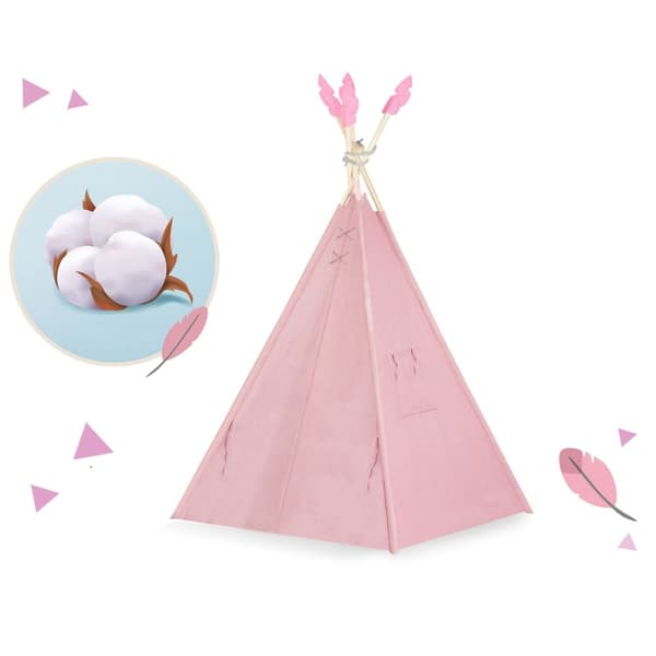 NK-406 Nukido tipitält för barn - rosa