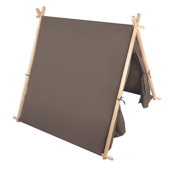 Lekställ - Small foot - Taupe - Trä - Tyg - 107 x 103 x 102 cm