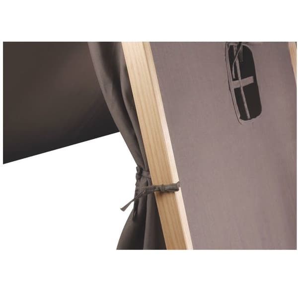 Lekställ - Small foot - Taupe - Trä - Tyg - 107 x 103 x 102 cm
