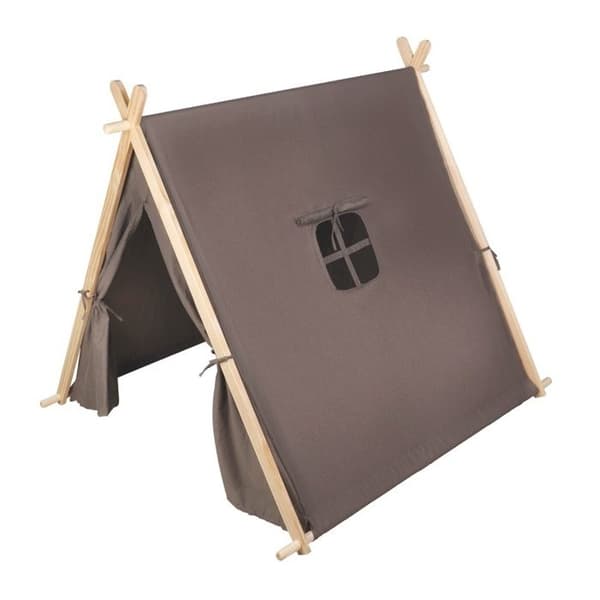 Lekställ - Small foot - Taupe - Trä - Tyg - 107 x 103 x 102 cm