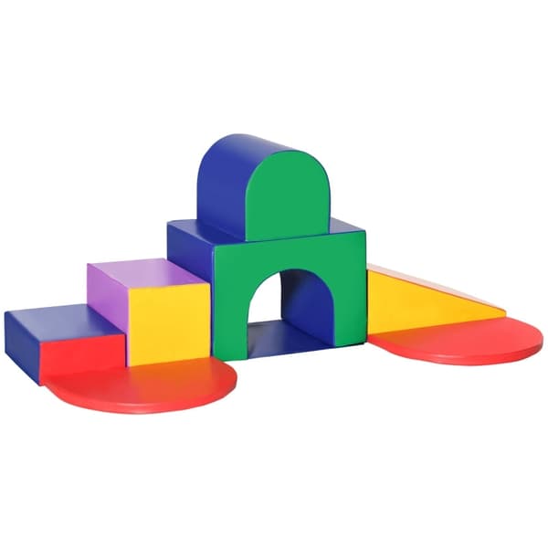 Rootz Soft Building Block Set - Skumlegesæt til børn - Farverige legeklodser - Imagination Booster - Flerfarvet - 170 cm x 130 cm x 40 cm