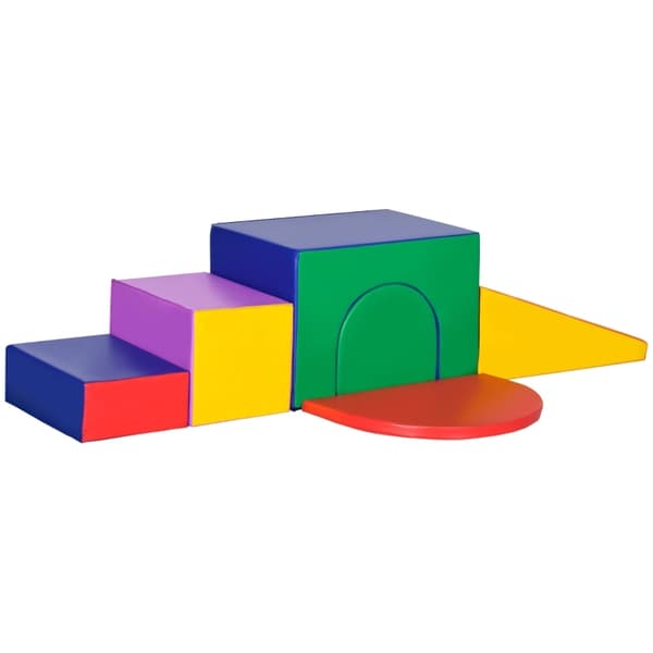 Rootz Soft Building Block Set - Skumlegesæt til børn - Farverige legeklodser - Imagination Booster - Flerfarvet - 170 cm x 130 cm x 40 cm