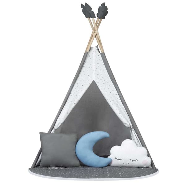 NK-406 Nukido tipi teltta lapsille - harmaa