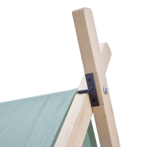 SUNNY Como Barnlekstält Grön, Lekstält | Lekstugetält från 2 år | 100% naturlig bomull | Barnlekstält 100% FSC trä | Lekstält 107x123cm