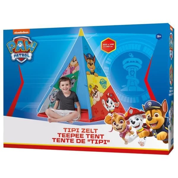 Paw Patrol Teepee-tält för barn - PAW PATROL - Bekvämt och färgglatt