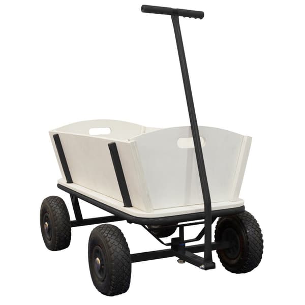 SUNNY Billy Beach Wagon / Luonnonpuusta valmistetut vaunut | Ilmarenkailla varustetut vaunut, antrasiitti | 94 x 61 x 97 cm