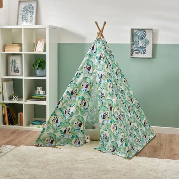 Bluey Teepee lektält i tyg för barn