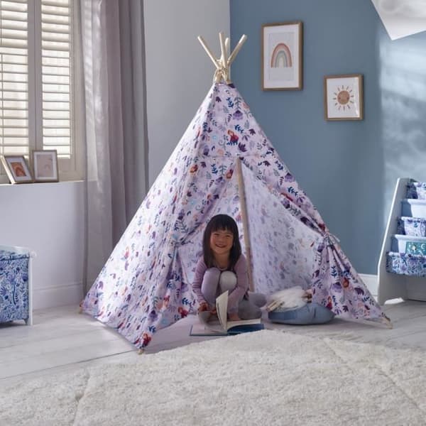 Disney fryst lektält för barn tipi-tyg