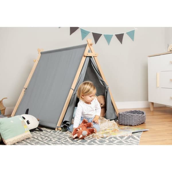 Rootzin lasten leikkiteltta 'Noah' - Kids Telt - Sisätiloissa Teepee - Cotton Blend - 101cm x 131cm x 106cm