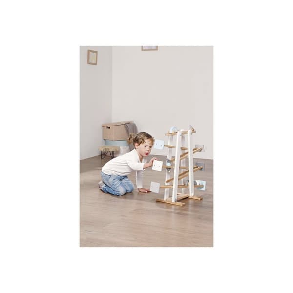 Rootz Kuno Marble Run - träspår - Kids Ramper - Engagerar kreativitet - 68 cm x 25 cm x 56 cm