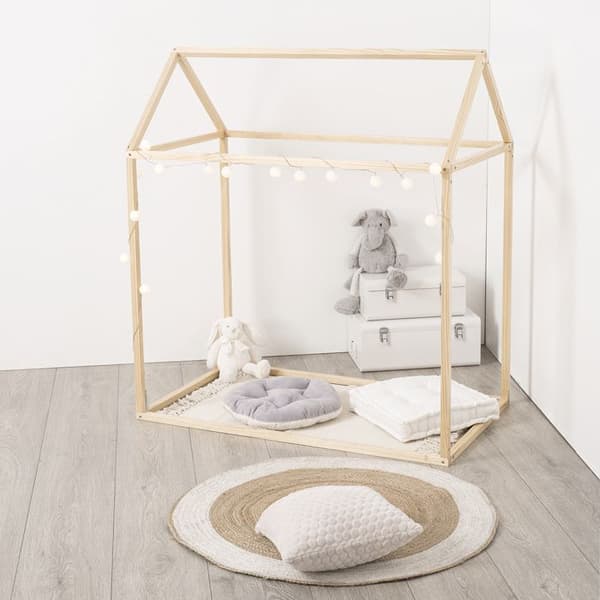 Hytt - AC-DÉCO - 115 x 66 x 126 cm - Trä - Brun - Att montera själv