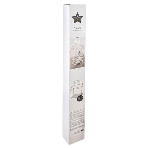 Hytt - AC-DÉCO - 115 x 66 x 126 cm - Trä - Brun - Att montera själv