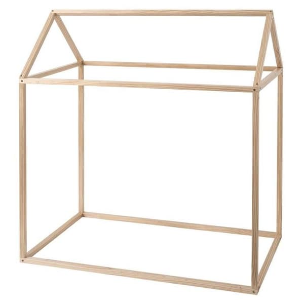 Hytt - AC-DÉCO - 115 x 66 x 126 cm - Trä - Brun - Att montera själv