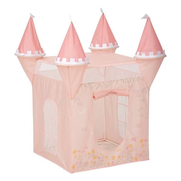 Tält barn "Château" H78cm rosa - Atmosphera inredningsskapare - Rosa