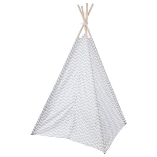 Tipi Dekor för Barn - Höjd: 160 cm - Färg: Grå
