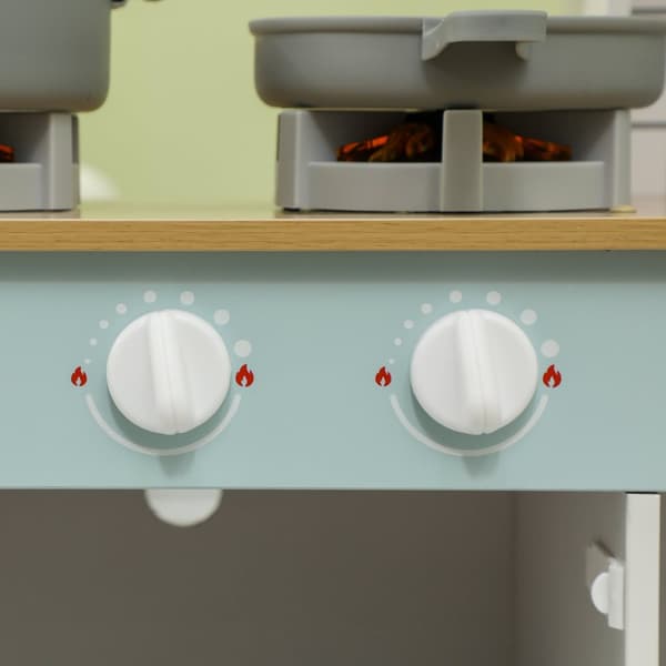 Rootz Children's Play Kitchen Set - Toddler Kitchen - Kids Cooking Set - Light & Sound - 88,6L X 31,7W X 90,4h cm