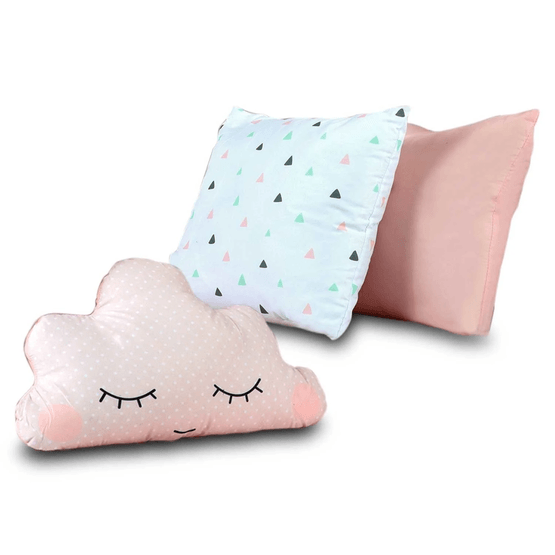 Tipi Wigwam Telt - Legetelt med lys og streamere - Pink