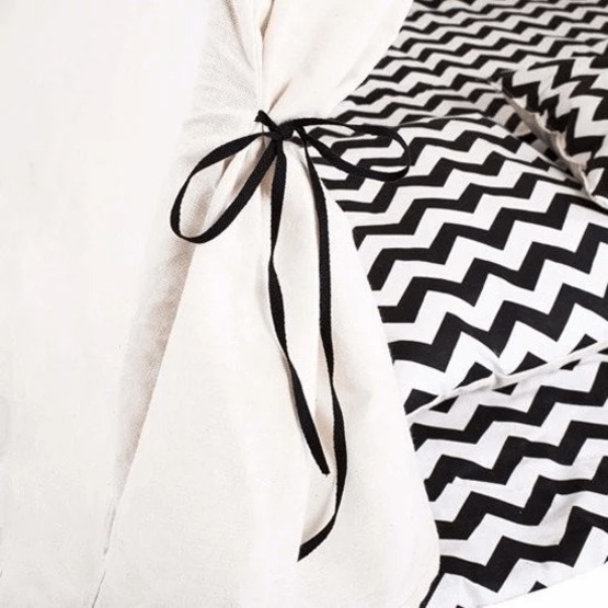 Lektält Tipitält Zebra Wigwam - 100% Bomull