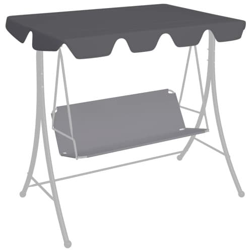 Reservtak för hammock antracit 188/168x145/110cm
