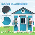Miniatyrbild 5 av 11: Rootz Children's Wood Playhouse - Outdoor Garden Playhouse - Kids Playhouse - Safe & Fun - 114 x 126,4 x 135 cm