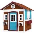 Miniatyrbild 1 av 11: Rootz Children's Wood Playhouse - Outdoor Garden Play House - Barn Play Hut - Safe & Weatherproof - 114cm x 126,4 cm x 135 cm